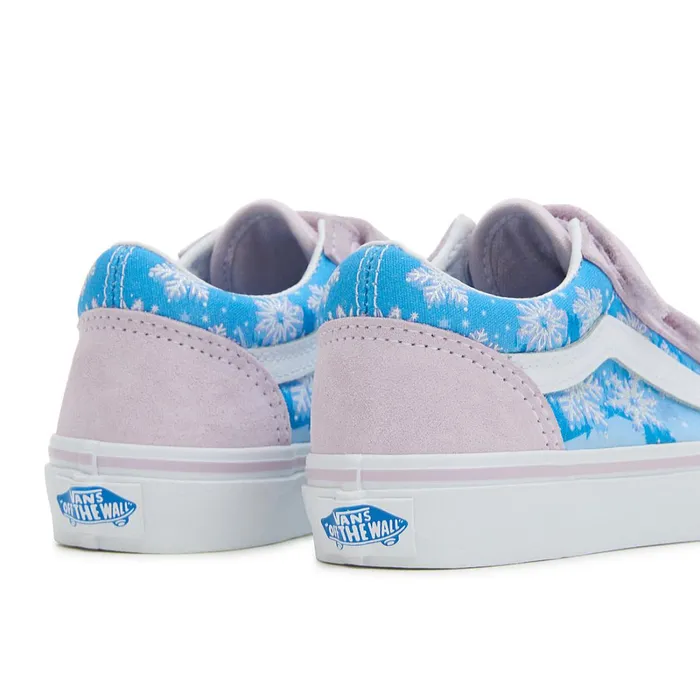 Vans Kids Shoes 48 Years Kids Old Skool Hook And Loop Shoes 48 Years Purple