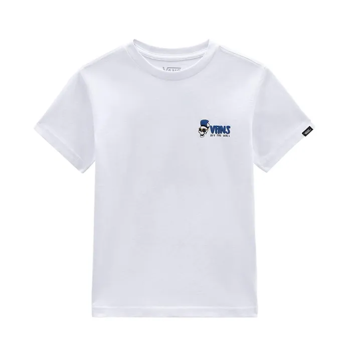 Vans Little Kids 28 Years Kids Little Skull Slice TShirt 28 Years White