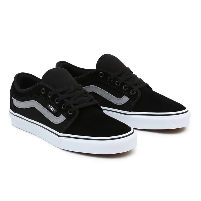 Vans Lowtop Shoes Men Chukka Low Sidestripe Shoes Black