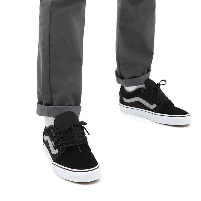 Vans Lowtop Shoes Men Chukka Low Sidestripe Shoes Black
