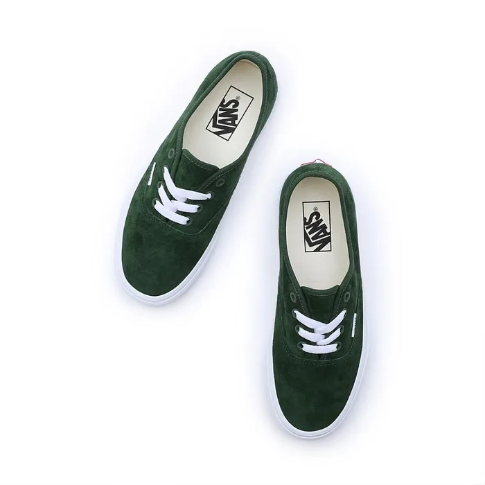 Vans Lowtop Shoes Men Pig Suede Authentic Shoes Green