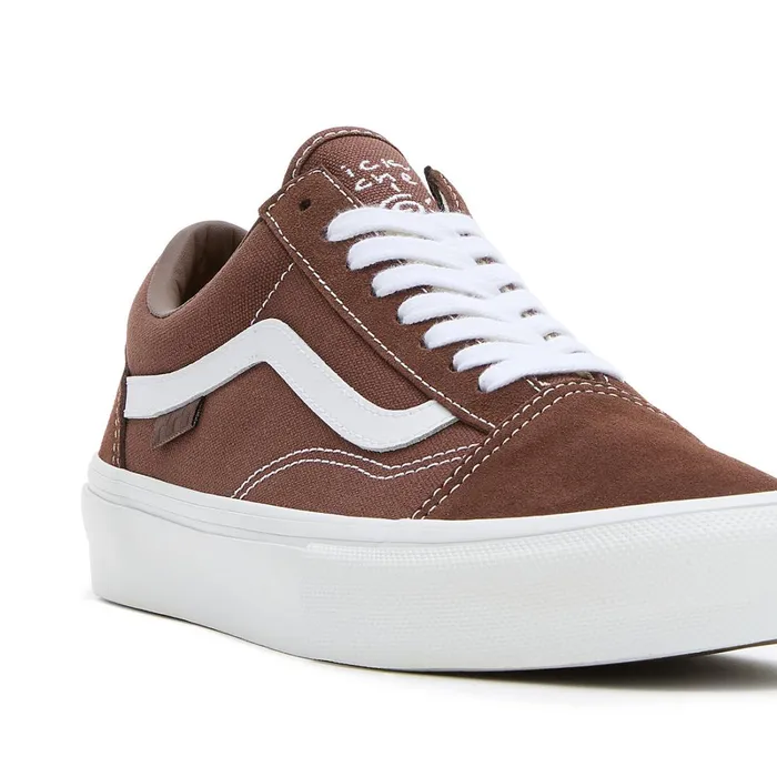 Vans Lowtop Shoes Men Skate Old Skool X Nick Michel Shoes Brown