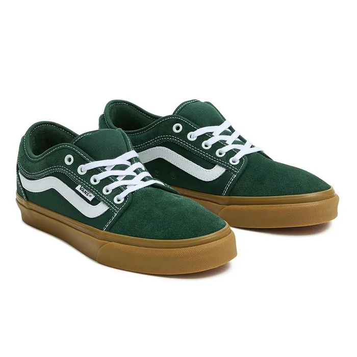 Vans Lowtop Shoes Women Chukka Low Sidestripe Shoes Green