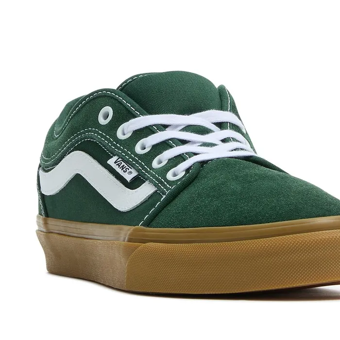Vans Lowtop Shoes Women Chukka Low Sidestripe Shoes Green