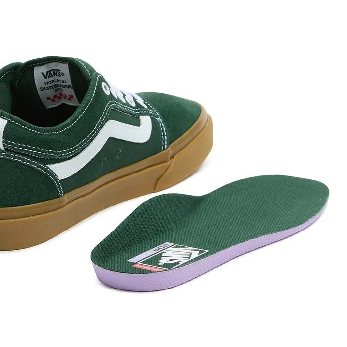 Vans Lowtop Shoes Women Chukka Low Sidestripe Shoes Green