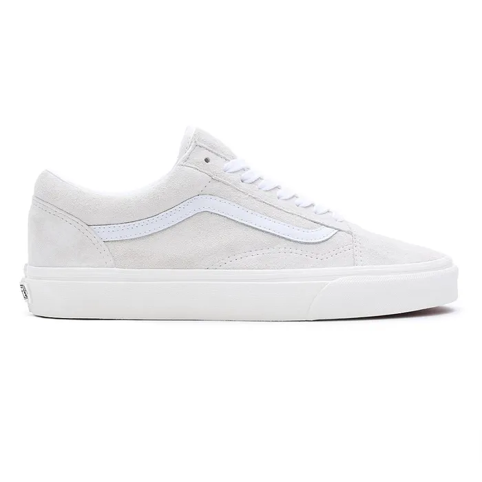 Vans Lowtop Shoes Women Pig Suede Old Skool Shoes White