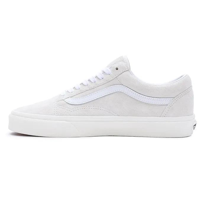 Vans Lowtop Shoes Women Pig Suede Old Skool Shoes White