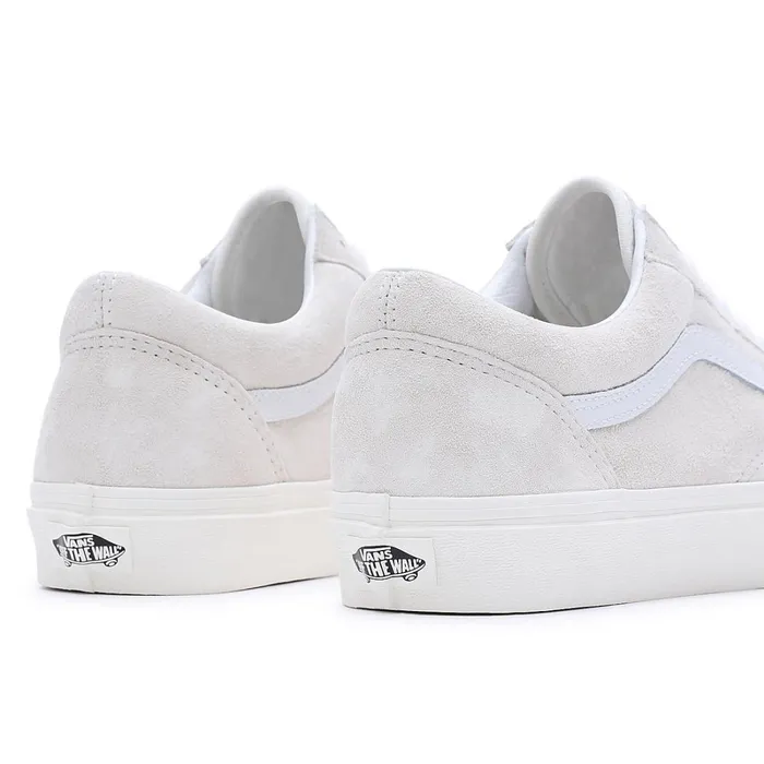 Vans Lowtop Shoes Women Pig Suede Old Skool Shoes White