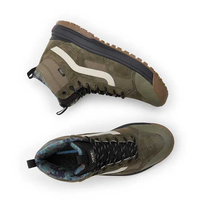 Vans MTE Shoes Women Rain Camo UltraRange EXO Hi MTE1 Shoes Green