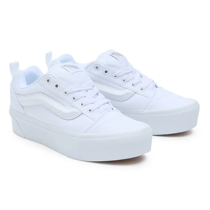 Vans Platform Shoes Women Knu Stack Shoes White