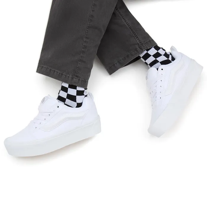 Vans Platform Shoes Women Knu Stack Shoes White