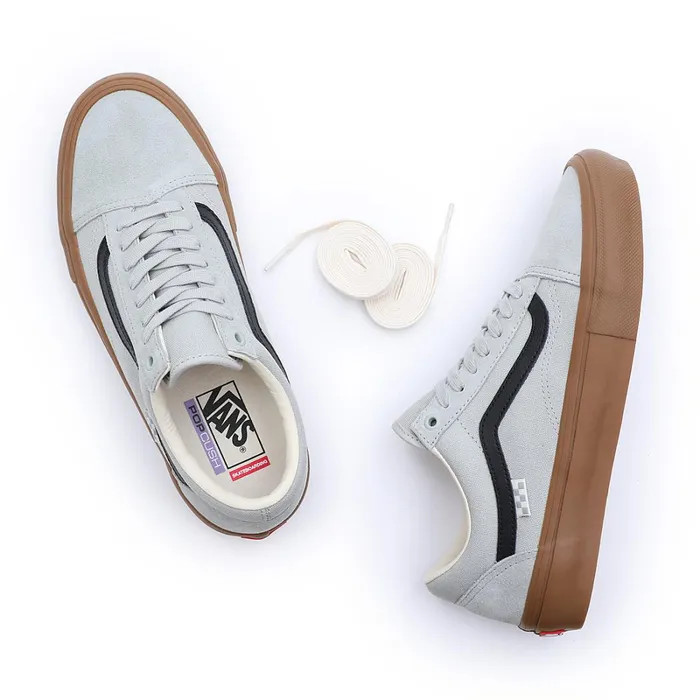 Vans Skate Shoes Men Skate Old Skool Shoes Grey