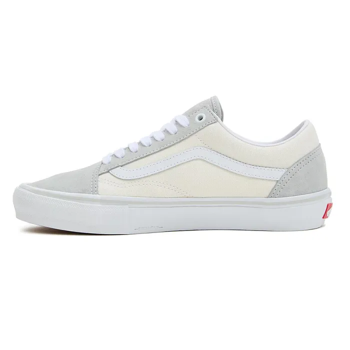 Vans Skate Shoes Men Skate Old Skool Shoes Grey White