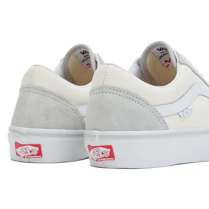 Vans Skate Shoes Men Skate Old Skool Shoes Grey White