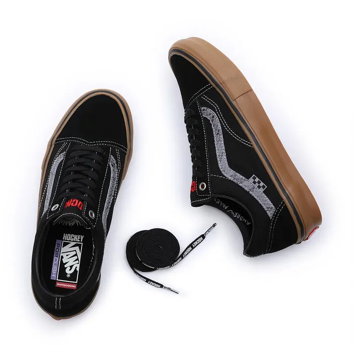 Vans Skate Shoes Men X Hockey Skate Old Skool Shoes Black