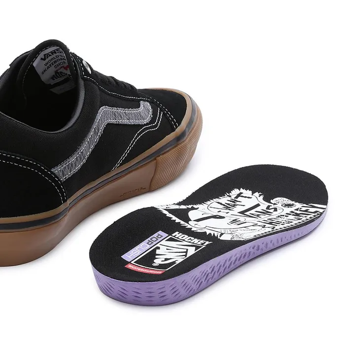 Vans Skate Shoes Men X Hockey Skate Old Skool Shoes Black