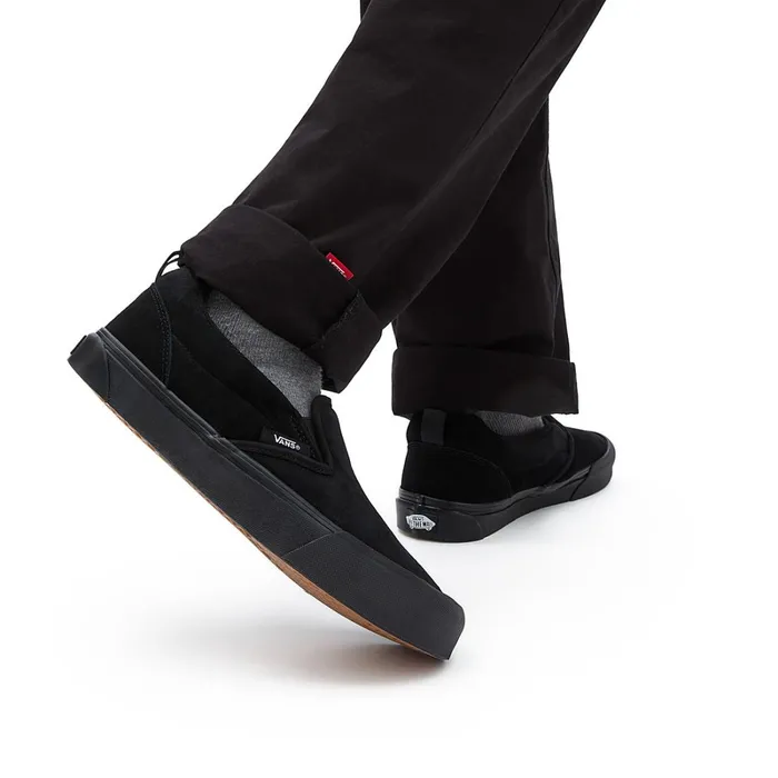 Vans Slipon Shoes Women Knu Slip Shoes Black