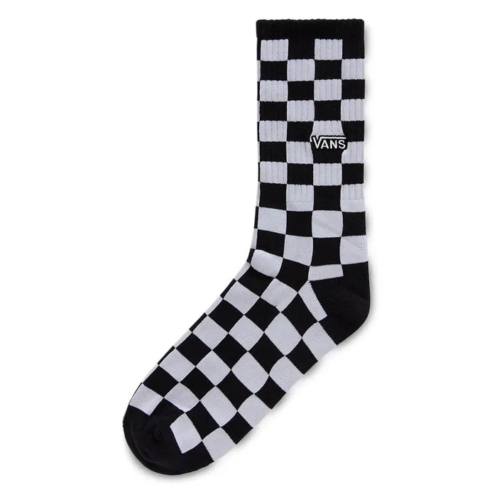 Vans Socks Men Checkerboard Crew Socks 1 Pair Black