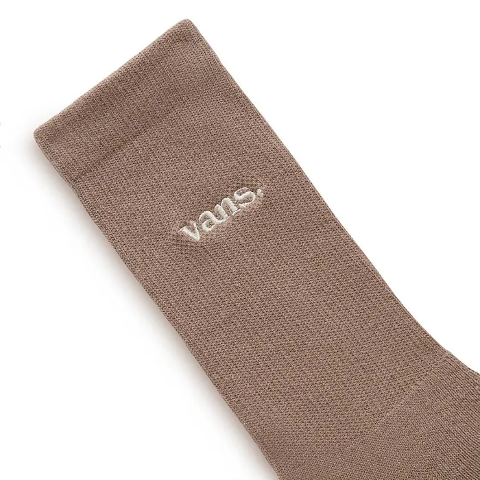 Vans Socks Men Lowercase Crew Socks 1 Pair Beige