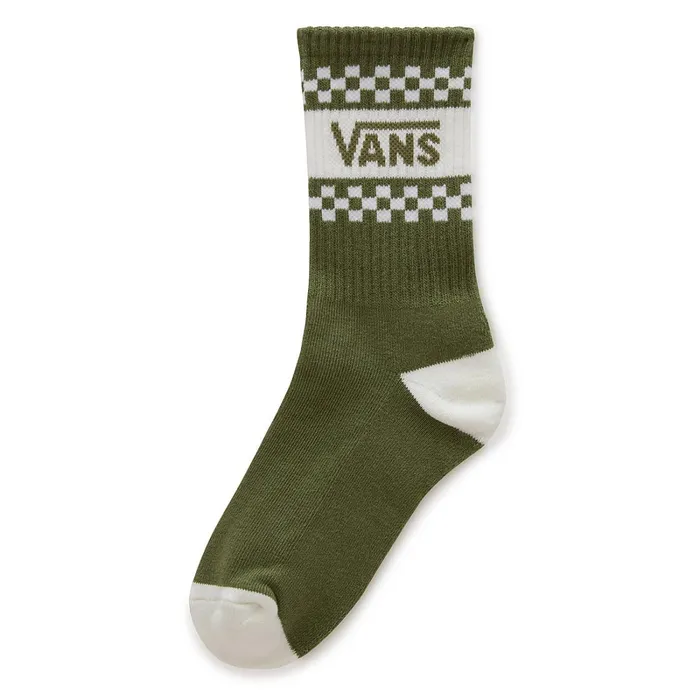 Vans Socks Women Girl Gang Crew Socks 1 Pair Green