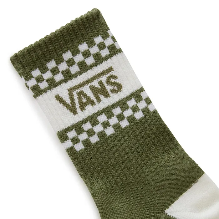 Vans Socks Women Girl Gang Crew Socks 1 Pair Green