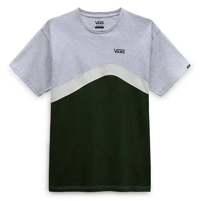 Vans Tshirts and Tanks Men Sidestripe Block TShirt Green