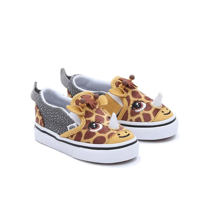 Vans Toddler Shoes 14 Years Kids Toddler SlipOn V Rinoceraffe Shoes 14 Years Beige