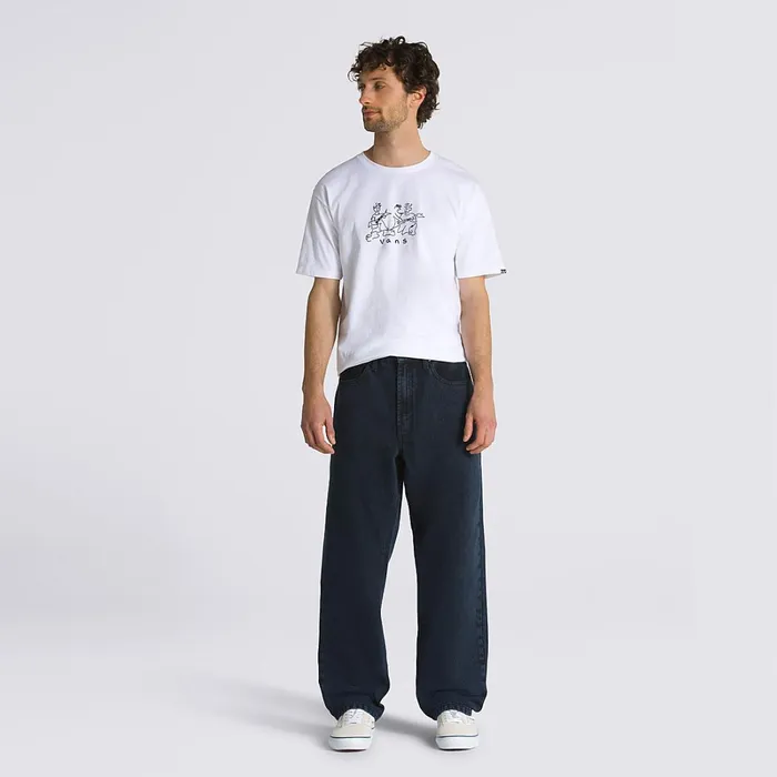 Vans Trousers and Jeans Men Nick Michel Check5 Loose Tapered Denim Trousers Blue