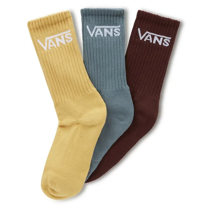 Vans View All Kids Classic Crew Socks 3 Pairs Yellow