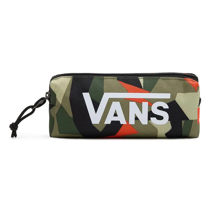 Vans View All Kids Off The Wall Pencil Pouch Black Green