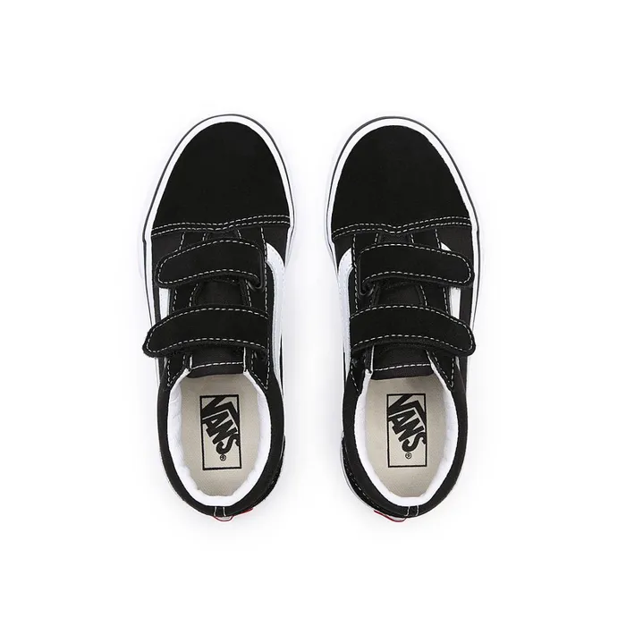 Vans View All Kids Old Skool Hook And Loop Shoes 48 Years Black