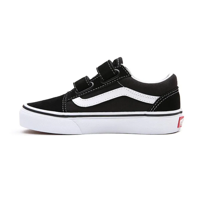 Vans View All Kids Old Skool Hook And Loop Shoes 48 Years Black