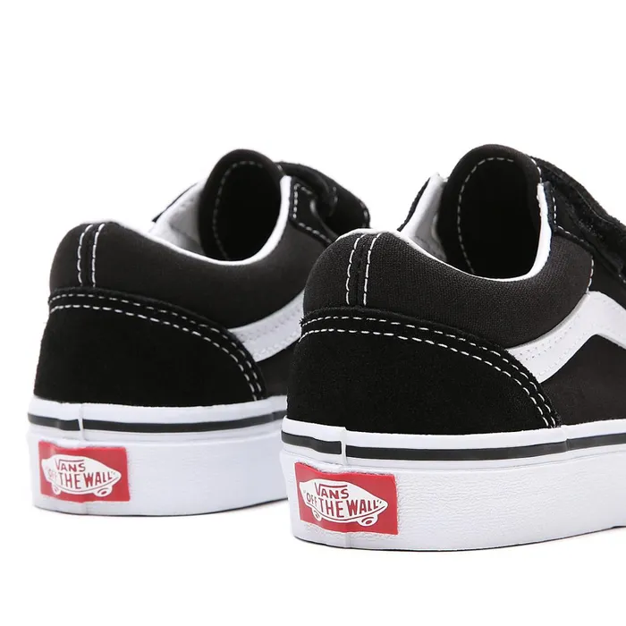 Vans View All Kids Old Skool Hook And Loop Shoes 48 Years Black