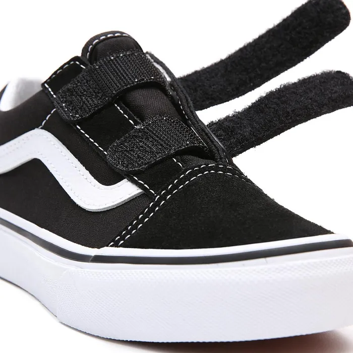 Vans View All Kids Old Skool Hook And Loop Shoes 48 Years Black