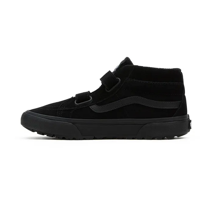 Vans View All Kids Youth Sk8Mid Reissue Hook And Loop MTE1 Shoes 814 Years Black