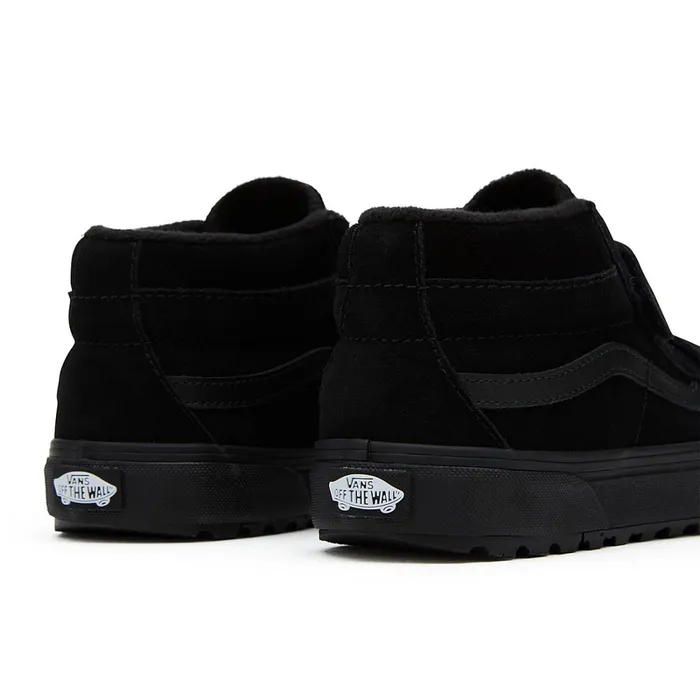 Vans View All Kids Youth Sk8Mid Reissue Hook And Loop MTE1 Shoes 814 Years Black