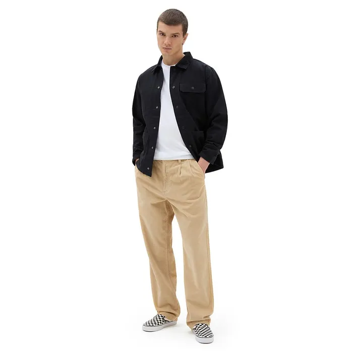 Vans View All Men Authentic Chino Cord Loose Tapered Trousers Beige