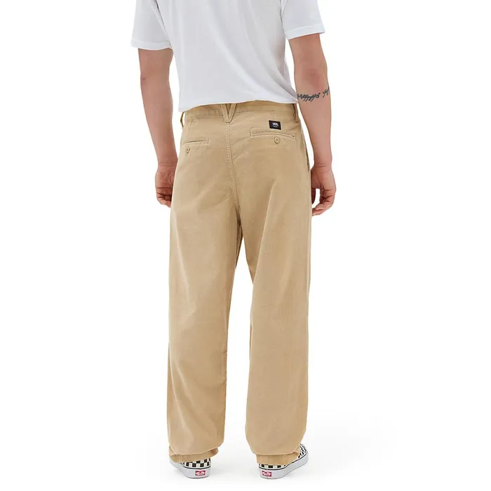 Vans View All Men Authentic Chino Cord Loose Tapered Trousers Beige