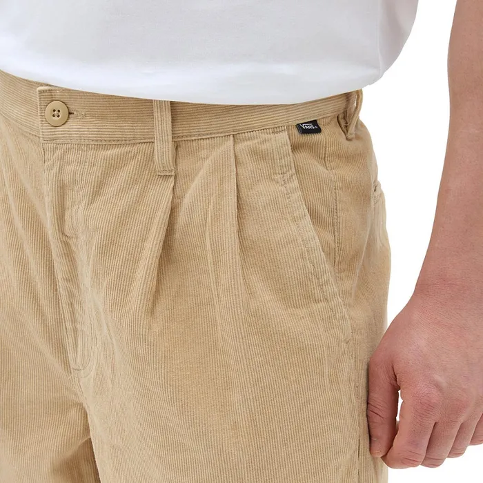 Vans View All Men Authentic Chino Cord Loose Tapered Trousers Beige