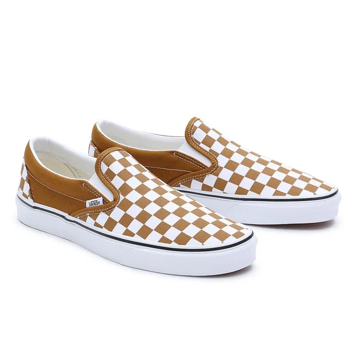 Vans View All Men Color Theory Classic SlipOn Shoes Brown