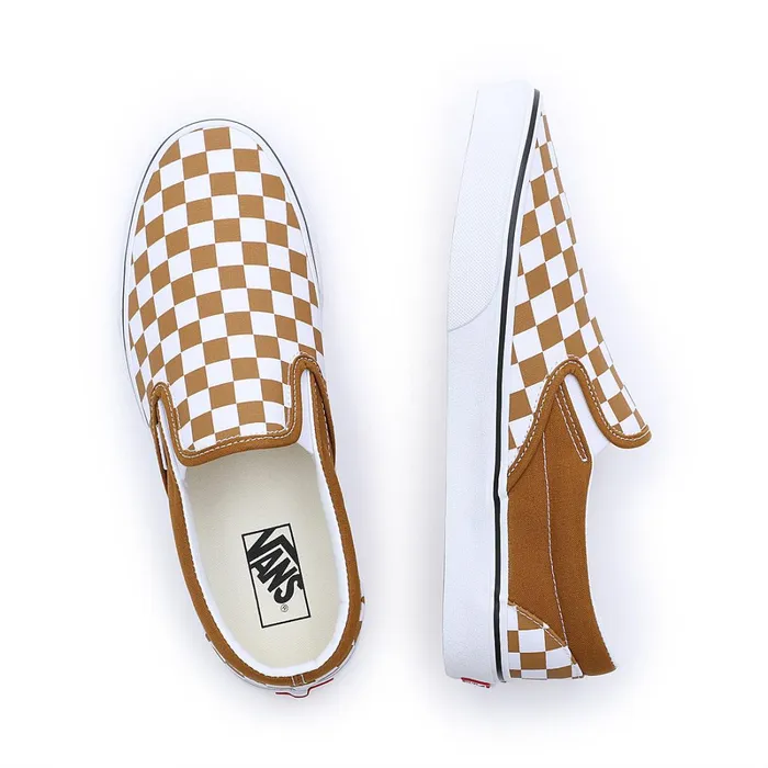 Vans View All Men Color Theory Classic SlipOn Shoes Brown