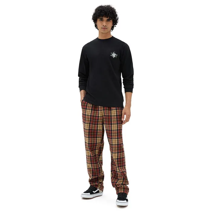 Vans View All Men Distorted Snake Long Sleeve TShirt Black