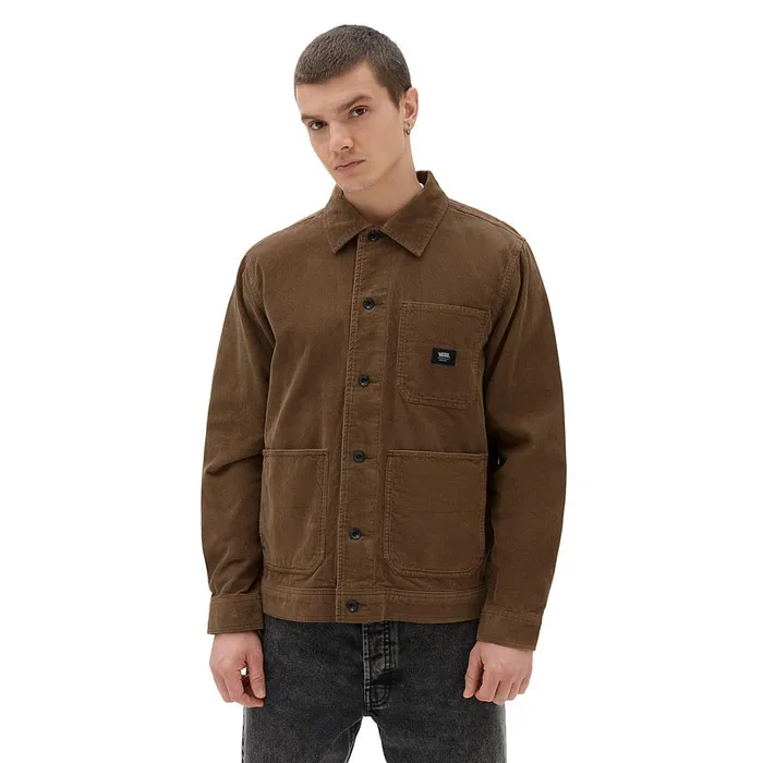Vans View All Men Drill Chore Corduroy II Jacket Brown