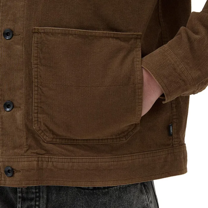 Vans View All Men Drill Chore Corduroy II Jacket Brown