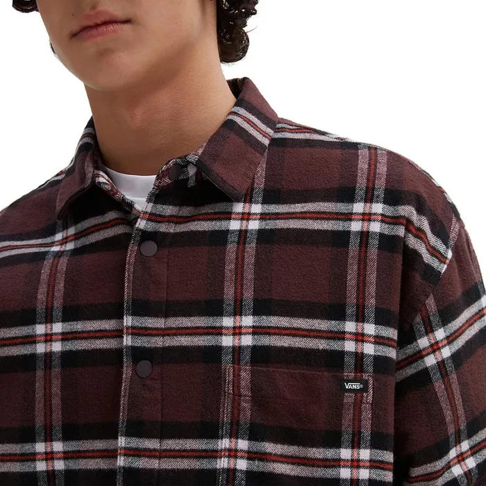 Vans View All Men Kesler Long Sleeve Woven Shirt Purple