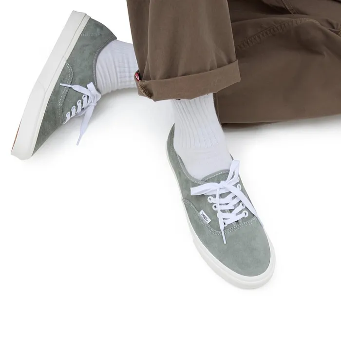 Vans View All Men Pig Suede Authentic Shoes Grey