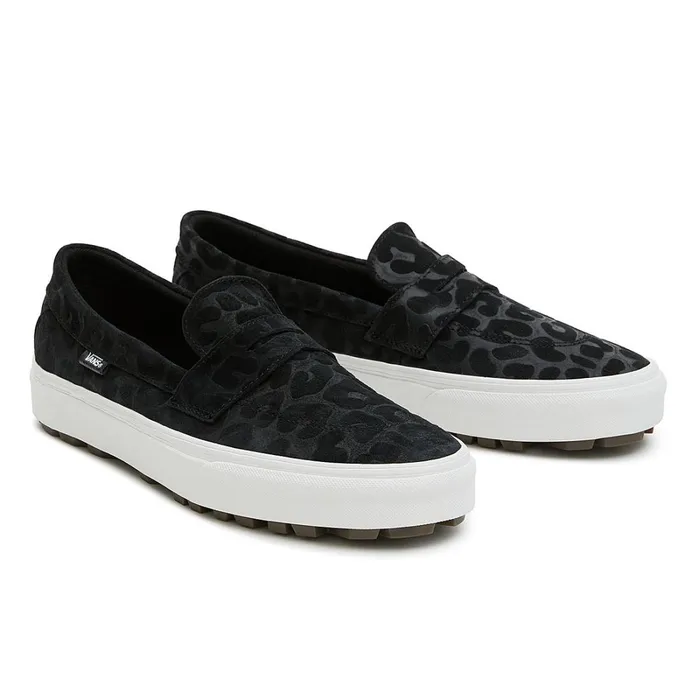 Vans View All Men Style 53 Embossed Suede Shoes Black