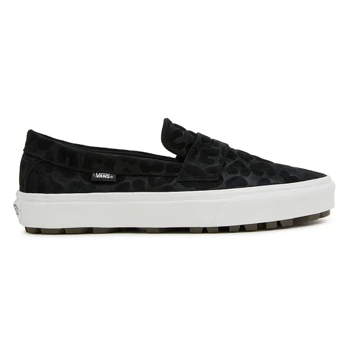 Vans View All Men Style 53 Embossed Suede Shoes Black