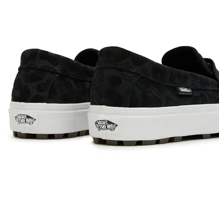 Vans View All Men Style 53 Embossed Suede Shoes Black
