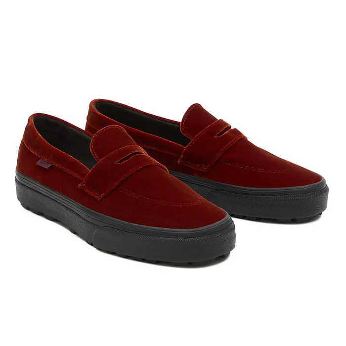 Vans View All Men Style 53 Velvet Shoes Red